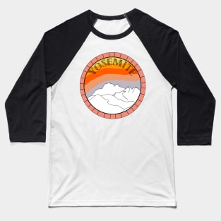 Peachy Keen Yosemite Landscape Baseball T-Shirt